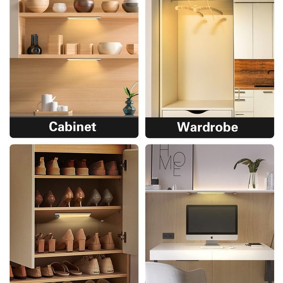 2-Pack Wireless Rechargeable Motion Sensor Cabinet Lights 40-LED - Picture 4 of 7
